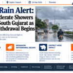 Gujarat Rain Alert: Light to Moderate Showers Forecast in South Gujarat as Monsoon Withdrawal Begins