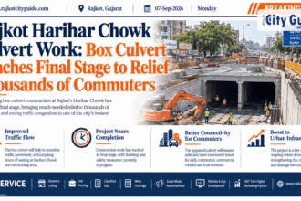 Rajkot Harihar Chowk Culvert Work: Box Culvert Reaches Final Stage to Relief Thousands of Commuters