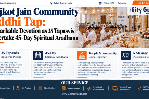 Rajkot Jain Community Siddhi Tap: Remarkable Devotion as 35 Tapasvis Undertake 45-Day Spiritual Aradhana