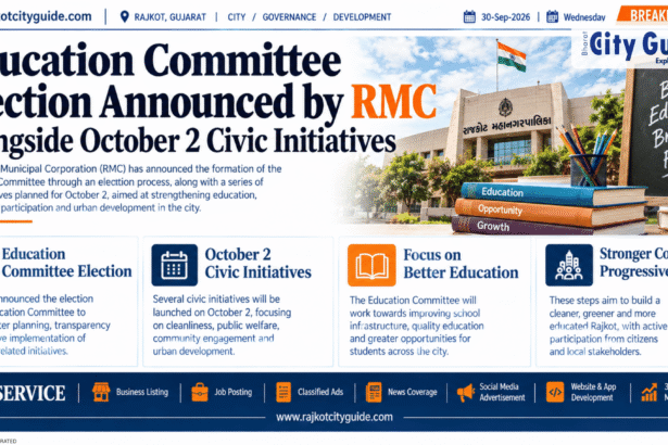 Education Committee Election Announced by RMC Alongside October 2 Civic Initiatives