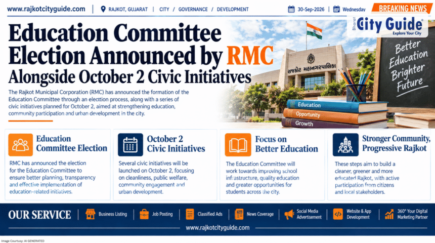 Education Committee Election Announced by RMC Alongside October 2 Civic Initiatives