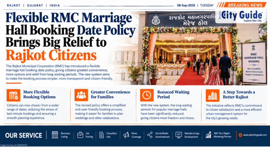Flexible RMC Marriage Hall Booking Date Policy Brings Big Relief to Rajkot Citizens