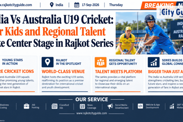 India Vs Australia U19 Cricket: Star Kids and Regional Talent Take Center Stage in Rajkot Series