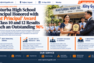 Kasturba High School Principal Honored with 'Best Principal' Award as Class 10 and 12 Results Reach an Outstanding 96%