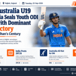 India Vs Australia U19 Rajkot: India Seals Youth ODI Series 2-0 with Dominant 103-Run Victory Driven by Yashvardhan’s Century
