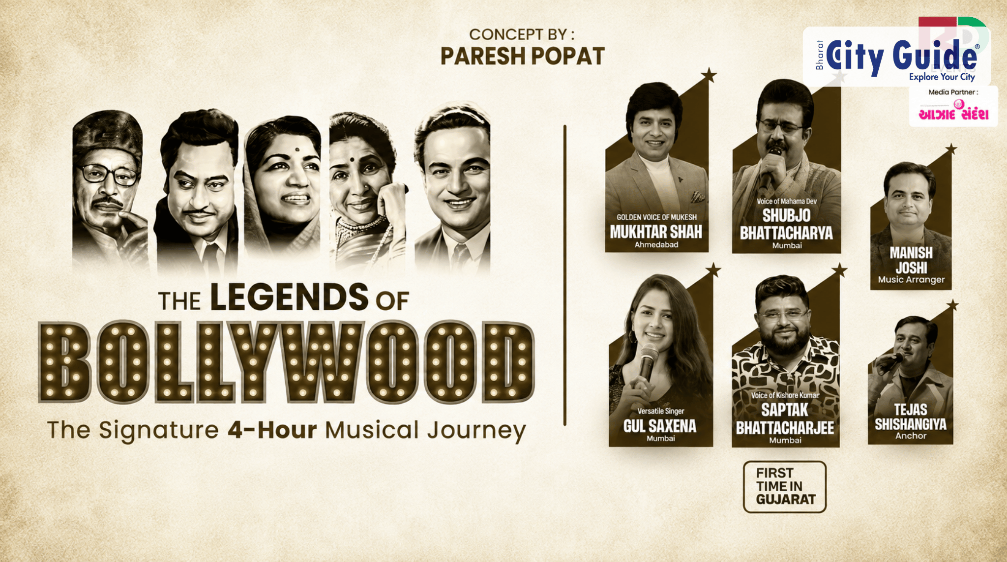 The Legends of Bollywood in Rajkot: A Celebration of Iconic Bollywood Music