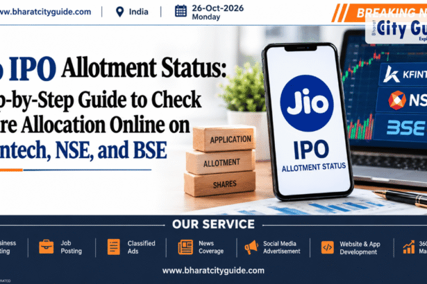 Jio IPO Allotment Status: Step-by-Step Guide to Check Share Allocation Online on KFintech, NSE, and BSE