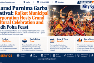 Sharad Purnima Garba Festival: Rajkot Municipal Corporation Hosts Grand Cultural Celebration and Dudh Poha Feast