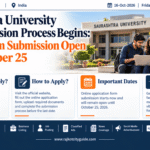 Saurashtra University PhD Admission Process Begins: Online Form Submission Open Until October 25