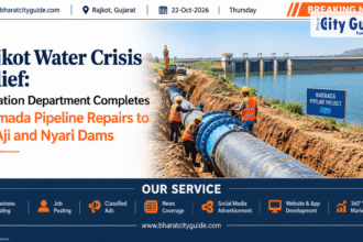 Rajkot Water Crisis Relief: Irrigation Department Completes Narmada Pipeline Repairs to Fill Aji and Nyari Dams