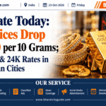 Gold Rate Today: Gold Prices Drop Rs 1,300 per 10 Grams; Check 22K & 24K Rates in Major Indian Cities