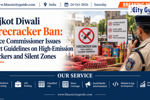 Rajkot Diwali Firecracker Ban: Police Commissioner Issues Strict Guidelines on High-Emission Crackers and Silent Zones