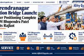 Surendranagar Station Bridge Launch: Girder Positioning Complete as CM Bhupendra Patel Visits Rajkot