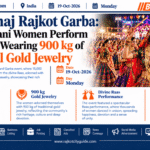 Ahir Samaj Rajkot Garba: 15,000 Ahirani Women Perform Divine Raas Wearing 900 kg of Traditional Gold Jewelry