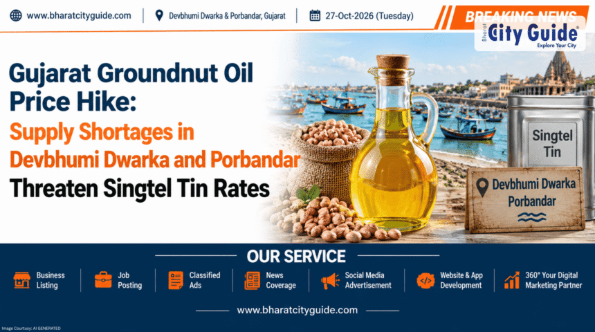 Gujarat Groundnut Oil Price Hike: Supply Shortages in Devbhumi Dwarka and Porbandar Threaten Singtel Tin Rates