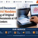 Aadhaar Card Document Update: UIDAI Mandates Live Scanning of Original Supporting Documents at All Enrolment Centers