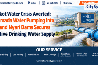 Rajkot Water Crisis Averted: Narmada Water Pumping into Aji and Nyari Dams Secures Festive Drinking Water Supply