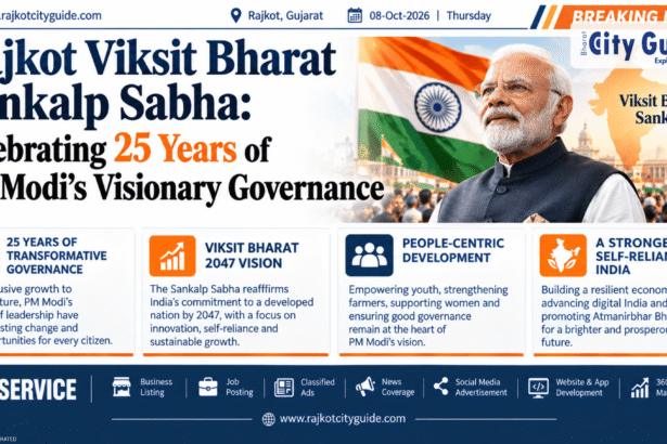 Rajkot Viksit Bharat Sankalp Sabha: Celebrating 25 Years of PM Modi's Visionary Governance