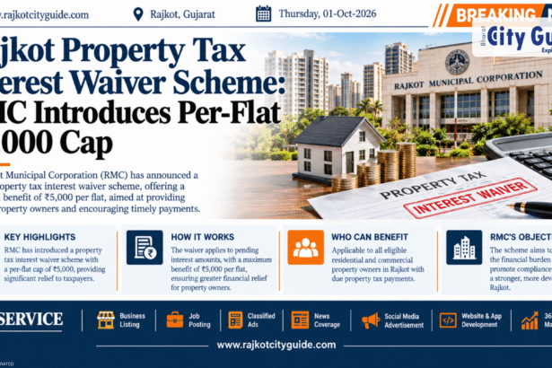 Rajkot Property Tax Interest Waiver Scheme: RMC Introduces Per-Flat ₹5,000 Cap