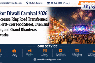 Rajkot Diwali Carnival 2026: Racecourse Ring Road Transformed with First-Ever Food Street, Live Band Music, and Grand Dhanteras Fireworks