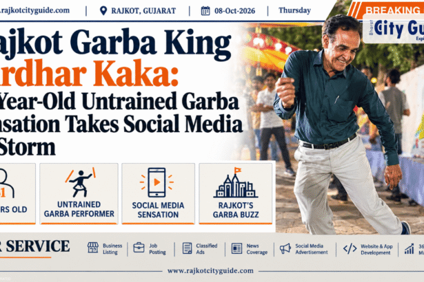 Rajkot Garba King Girdhar Kaka: 61-Year-Old Untrained Garba Sensation Takes Social Media by Storm