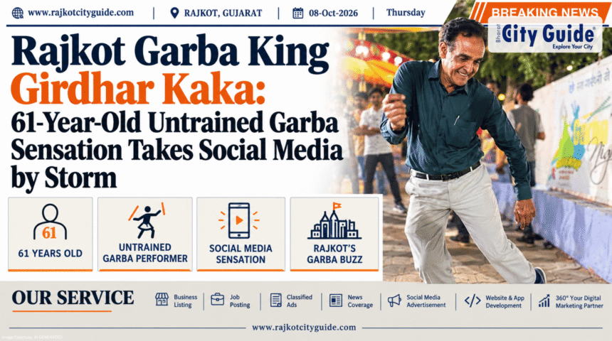 Rajkot Garba King Girdhar Kaka: 61-Year-Old Untrained Garba Sensation Takes Social Media by Storm