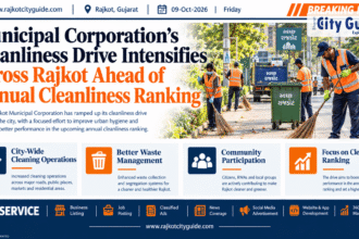 Municipal Corporation's Cleanliness Drive Intensifies Across Rajkot Ahead of Annual Cleanliness Ranking