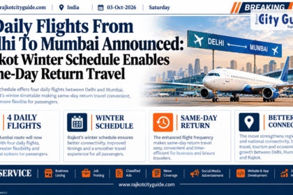 4 Daily Flights From Delhi To Mumbai Announced: Rajkot Winter Schedule Enables Same-Day Return Travel