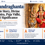 Maa Chandraghanta: The Complete Story, Divine Powers, Mantra, Puja Vidhi, and Navratri Significance