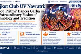 Rajkot Club UV Navratri: Robot 'Prithvi' Dances Garba in an Extraordinary Fusion of Technology and Tradition