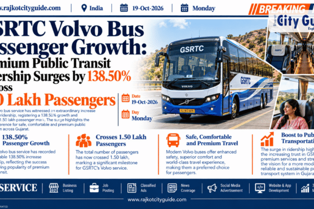 GSRTC Volvo Bus Passenger Growth: Premium Public Transit Ridership Surges by 138.50% to Cross 1.50 Lakh Passengers