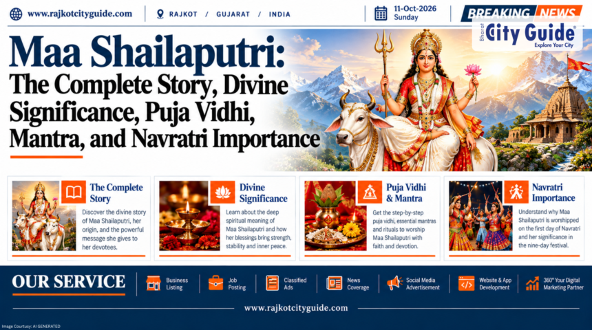 Maa Shailaputri: The Complete Story, Divine Significance, Puja Vidhi, Mantra, and Navratri Importance
