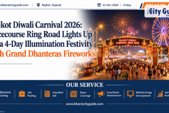 Rajkot Diwali Carnival 2026: Racecourse Ring Road Lights Up for a 4-Day Illumination Festivity with Grand Dhanteras Fireworks