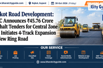 Rajkot Road Development: RMC Announces ₹45.76 Crore Asphalt Tenders for Central Zone and Initiates 4-Track Expansion of New Ring Road