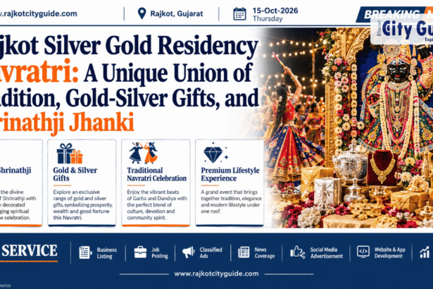 Rajkot Silver Gold Residency Navratri: A Unique Union of Tradition, Gold-Silver Gifts, and Shrinathji Jhanki
