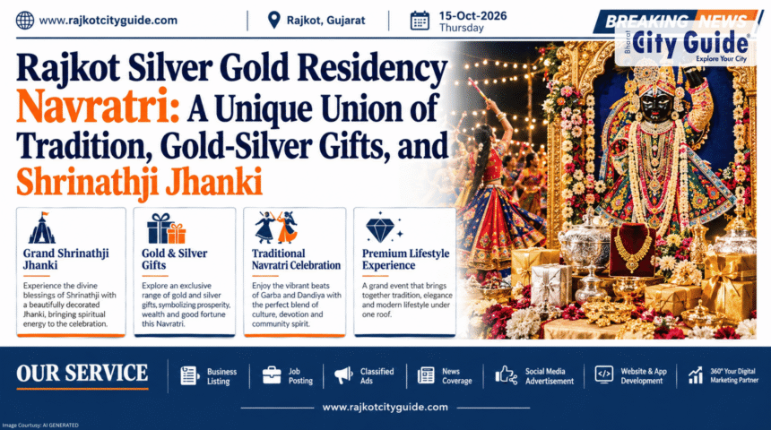 Rajkot Silver Gold Residency Navratri: A Unique Union of Tradition, Gold-Silver Gifts, and Shrinathji Jhanki