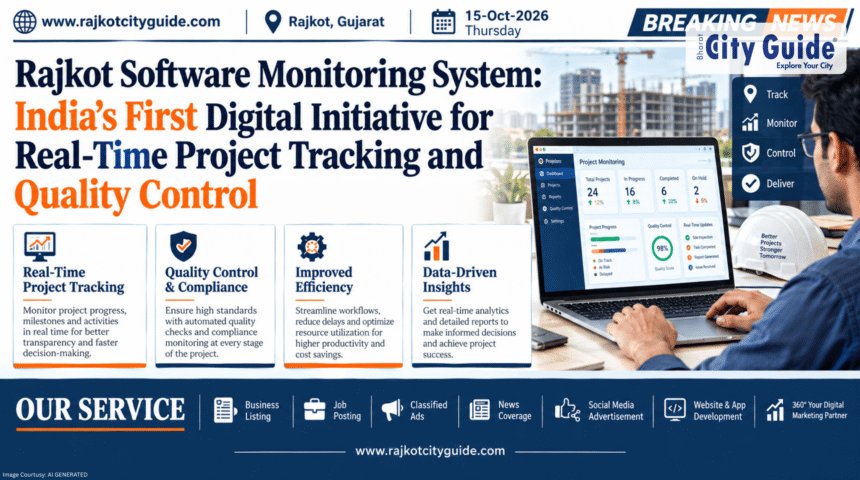 Rajkot Software Monitoring System: India’s First Digital Initiative for Real-Time Project Tracking and Quality Control